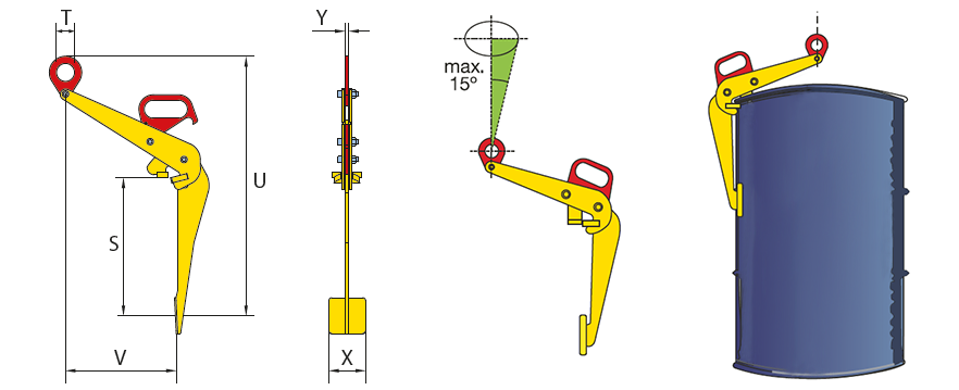 sizing tvkh drum lifting